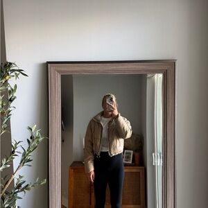 12th Tribe Tan Bomber Jacket